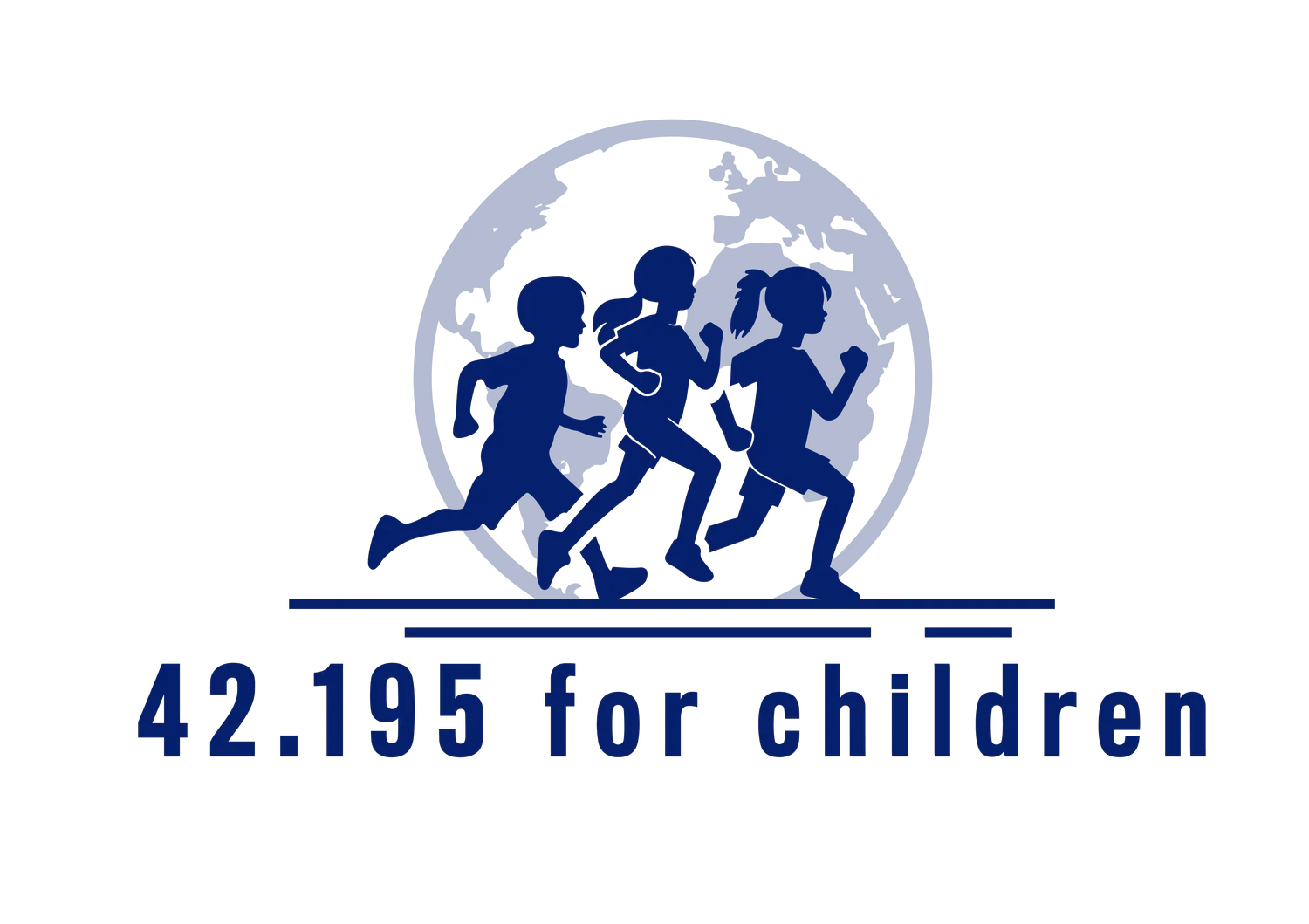 42.195 for Children - a global running initiative - Logo